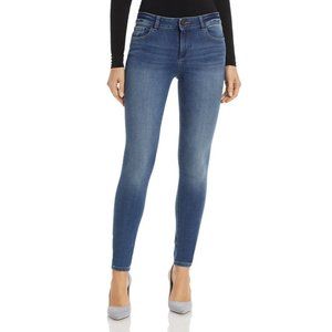 DL1961 Florence Skinny Stretch Dark Wash Blue Jeans Womens 28